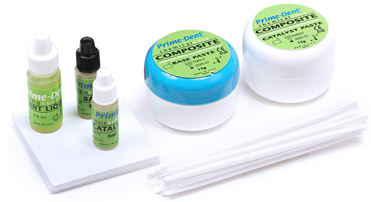Prime-Dent Chipped Tooth Teeth Repair Composite Kit 15gm/15gm with Bonding 002-012 - First Choice Dental Supplies 1