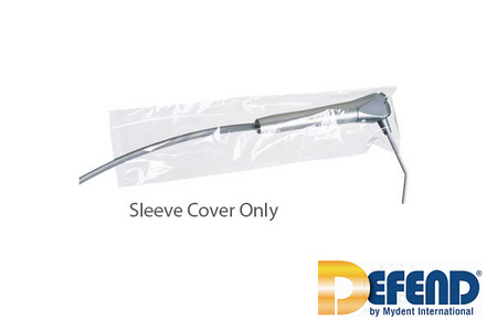 Defend 2.5" x 10" Clear 3-Way Syringe Sleeve Cover
