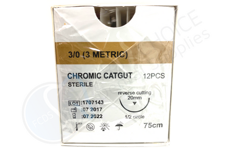 House Brand Surgical Catgut 3/0 Sutures Specs