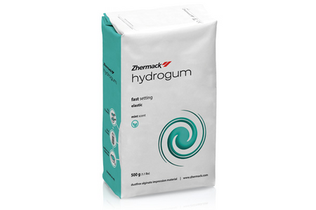 Zhermack Hydrogum Dental Impression Mint Fast Set Elastic Alginate 1.1 Lb. 500g  - First Choice Dental Supplies