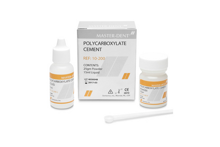 Master-Dent Dentonics Polycarboxylate Luting Cement Crowns & Bridges Kit 10-200 - First Choice Dental Supplies