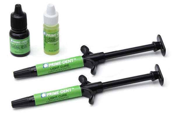 Prime-Dent Light Cure Dental Orthodontic Adhesive Bonding Ortho-Bond 2 Syringe Kit 012-024 - First Choice Dental Supplies