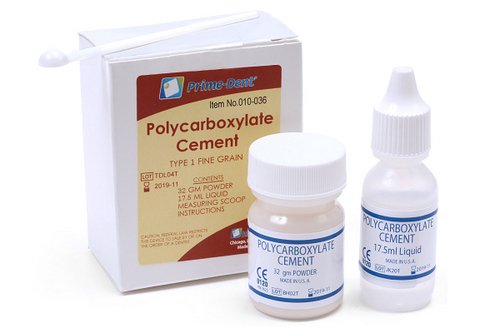 Prime-Dent Self-Cure Polycarboxylate Luting Cement for Crowns & Bridges 010-036 - First Choice Dental Supplies 1