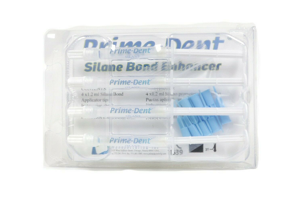 Prime-Dent Dental Silane Bond Enhancer 4 Syringe Kit with Tips 008-SBE
