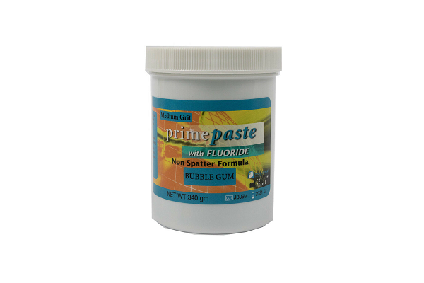 Prime-Dent Dental Prophy Paste with Fluoride Medium Grit Bubble Gum Flavor 340g #018-073
