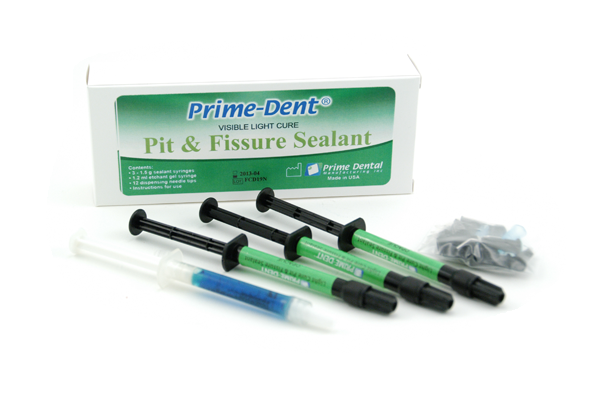 Prime-Dent Light Cure Pit & Fissure Sealant 3 Syringe Kit 1