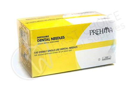 Keystone Industries Prehma Disposable Dental Surgical Plastic Hub Needle (Box of 100) - 27g Short