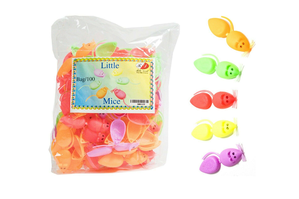 Novelty Tooth Fairy Plastic Mice 100/box | First Choice Dental Supplies